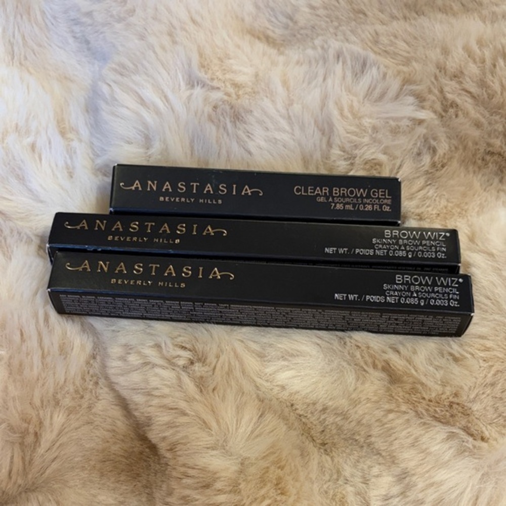 Anastasia Beverly Hills Black Brow Wiz & Clear Brow Gel Set soft brown